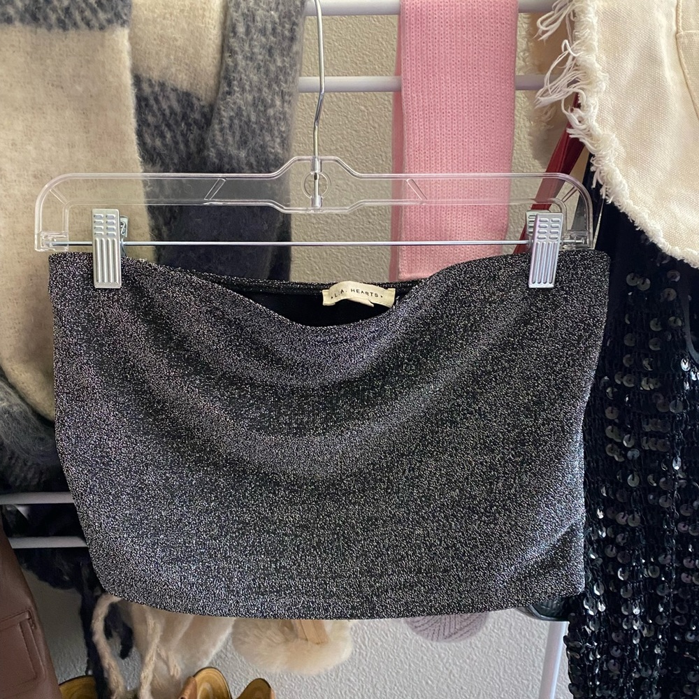 Sparkle tube top